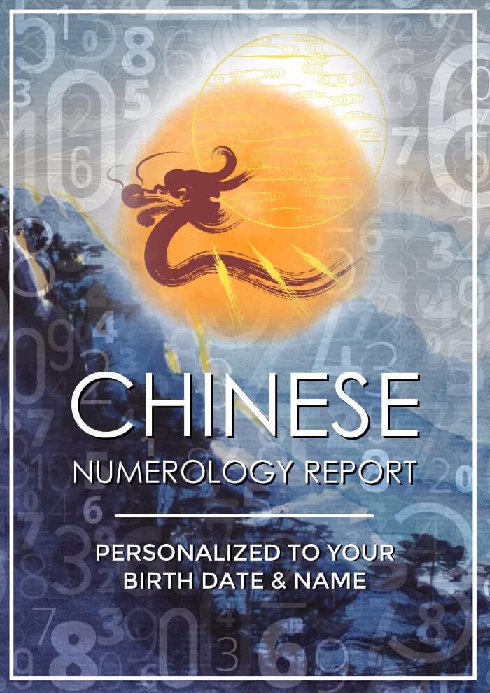 Personalized chinese numerology reading and report